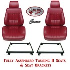 Standard Touring II Fully Assembled Seats & Brackets 1980 81 Camaro Any Color