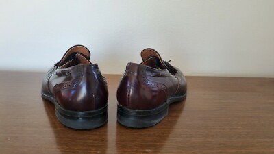 Executive Imperials Mens Brown Leather Loafer Shoes Size 8E3 Gold Chain Accent Executive Imperials Men main image 4