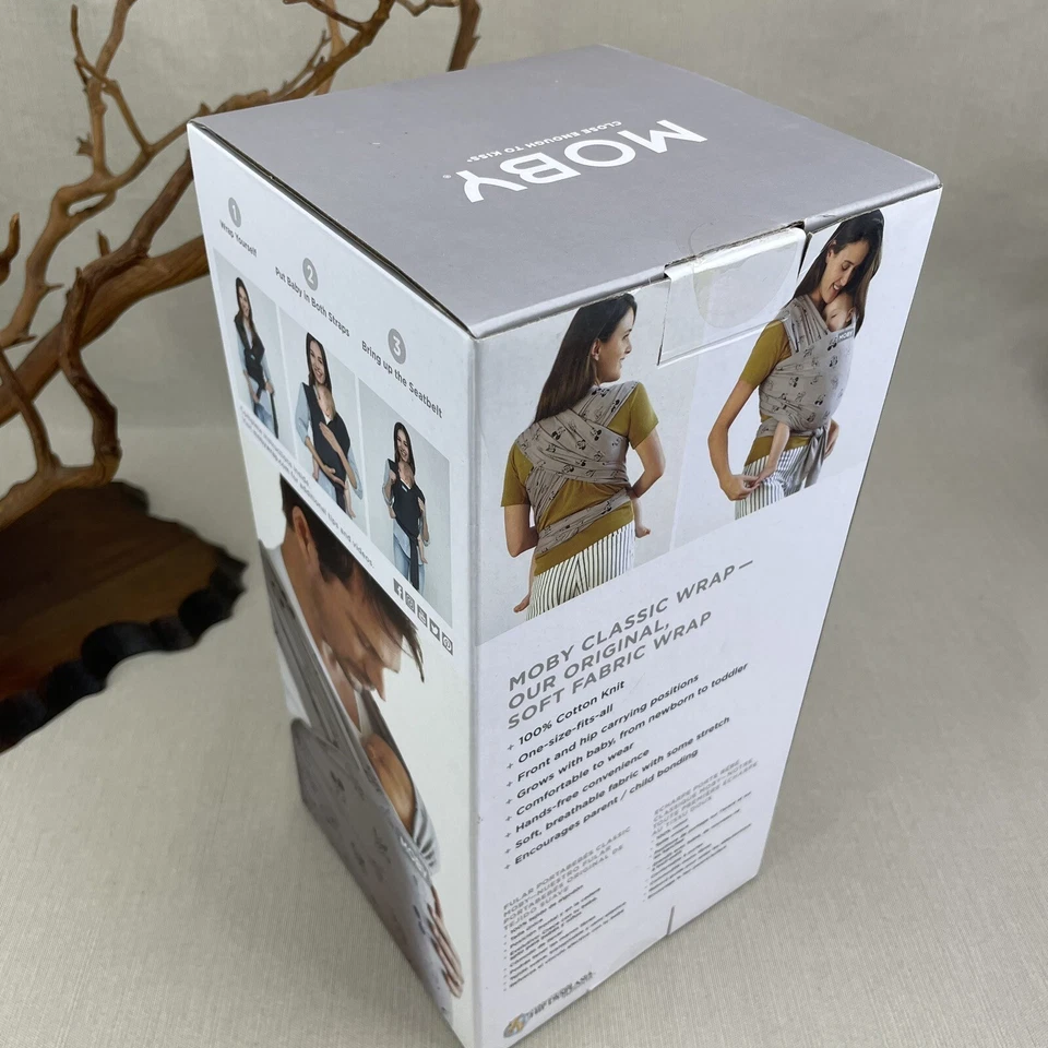 MOBY Envoltura Clásica DISNEY Mickey Mouse Suave Transpirable Portabebés Foto 2 de 4