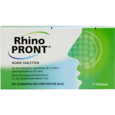 RECORDATI PHARMA GMBH RHINOPRONT Kombi Tabletten 12 St PZN 07387611
