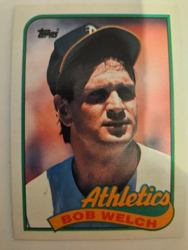 1989 TOPPS BOB WELCH #605 NM