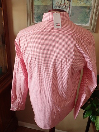 Budweiser Beer Button Down Long Sleeve Shirt Cutter & Buck Men's M - NWT - Picture 2 of 5
