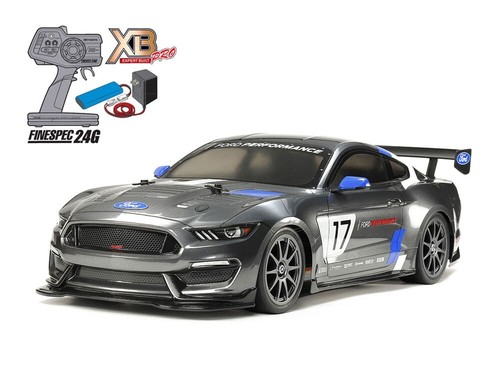 Tamiya XB Ford Mustang GT4 TT-02 Chassis 1/10 Electric RC Complete Set #57918 - Picture 8 of 8