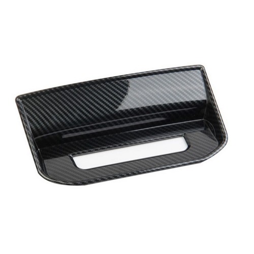 Carbon Fiber Rear Vent Button Panel Cover Trim For Tundra 2022 2023 - Bild 4 von 6