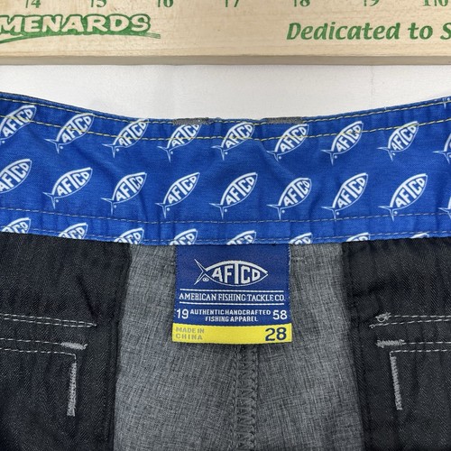 AFTCO Hybrid Men's Size 28 Fishing, Hiking, Swimming Boating Shorts 8.5” Inseam - Picture 4 of 9