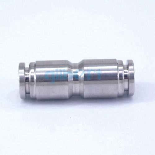 Fit Tube OD 4/6/8/10/12/14/16mm 304 Stainless Pneumatic Straight Pushfit Fitting - Picture 10 of 24