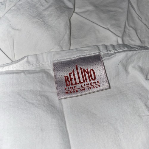 Bellino Flachbettlaken King Einfarbig Weiß Italy 100% Baumwolle - Bild 2 von 6