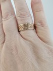 ​Michael Drechsler MDJ 925 Sterling Silver Wavy Textured Band Ring Size 9.5 — photo 8