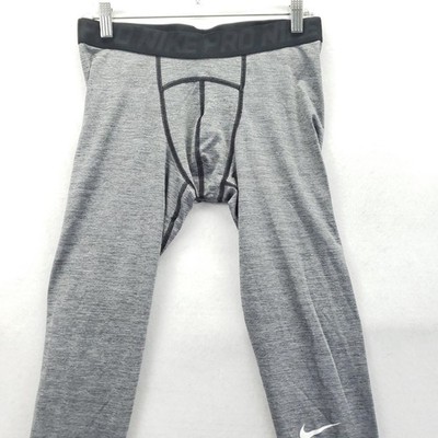 Nike Pro Dri-FIT Pants Mens Large Gray Compression Leggings 811431