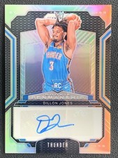 Dillon Jones 2024-25 Panini Prizm Rookie Penmanship Silver Auto RC #RPE-DJO -15w