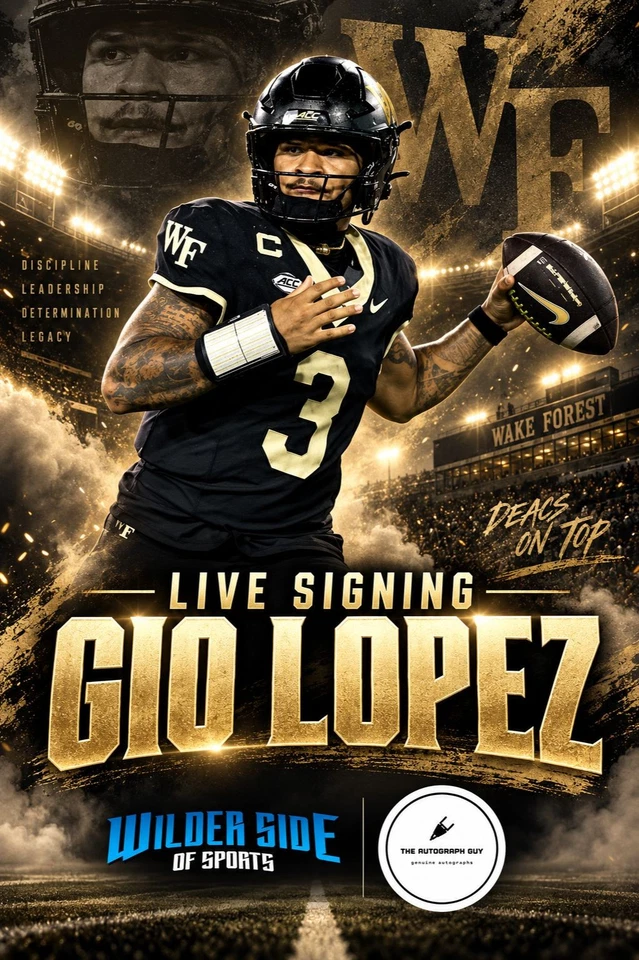 Gio Lopez Live Autograph Signing