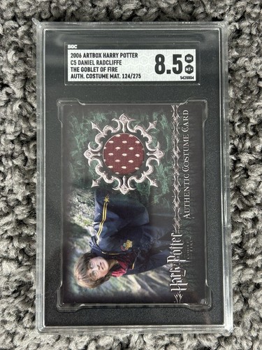 Harry Potter-Daniel Radcliffe-Screen Used-Movie-Cinema-Relic-Costume Card-C5 SGC - Picture 3 of 4