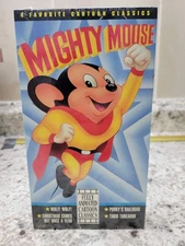 Mighty Mouse VHS 1989 Cartoon Classics Unicon Communications