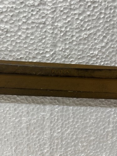 VINTAGE DRAW KNIFE - DRAW SHAVE - 8" LONG BLADE - SIGNED: FULTON - Picture 3 of 10