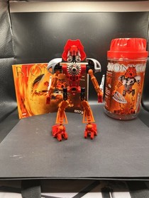 LEGO BIONICLE Tahu Nuva 8572 Complete Set with Canister & Instruction Manual
