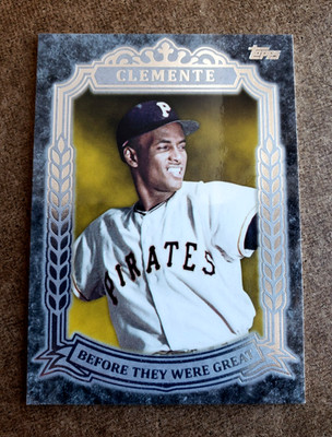 2014 Topps ROBERTO CLEMENTE #BG-24 BEFORE THEY WERE GREAT Pittsburgh Pirates HOF