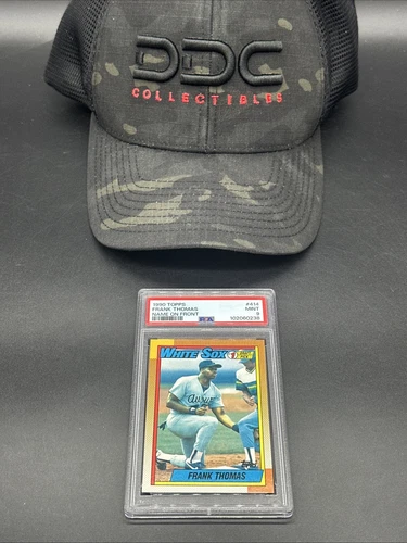1990 TOPPS NAME ON FRONT #414 FRANK THOMAS ROOKIE RC PSA 9