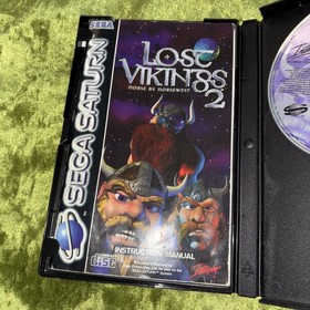 LOST VIKINGS 2 for U.K SEGA SATURN, Complete with Manual. RARE