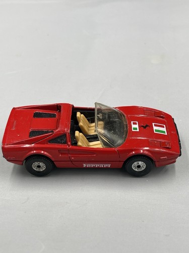 Corgi Juniors 1/64th Scale 308 GTS Red Ferrari with White Interior Loose Used - Picture 6 of 9