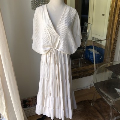 chinese dress ladies L'Agence Sleeveless Maxi Dress Penelope Lurex-Striped Printed Chiffon –  Celebrity Owned main image 0