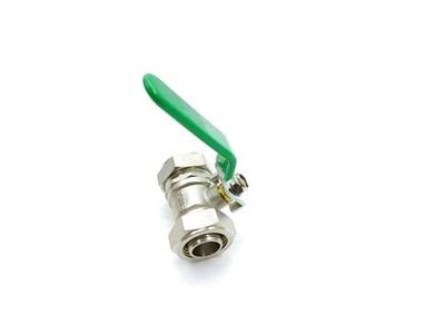 New M8039 3/4'' In Line For MaxLine RapidAir Ball Valve Air Tubing brass color