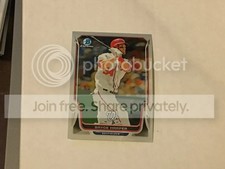 2014 Bowman Chrome Bryce Harper #175 Base Card