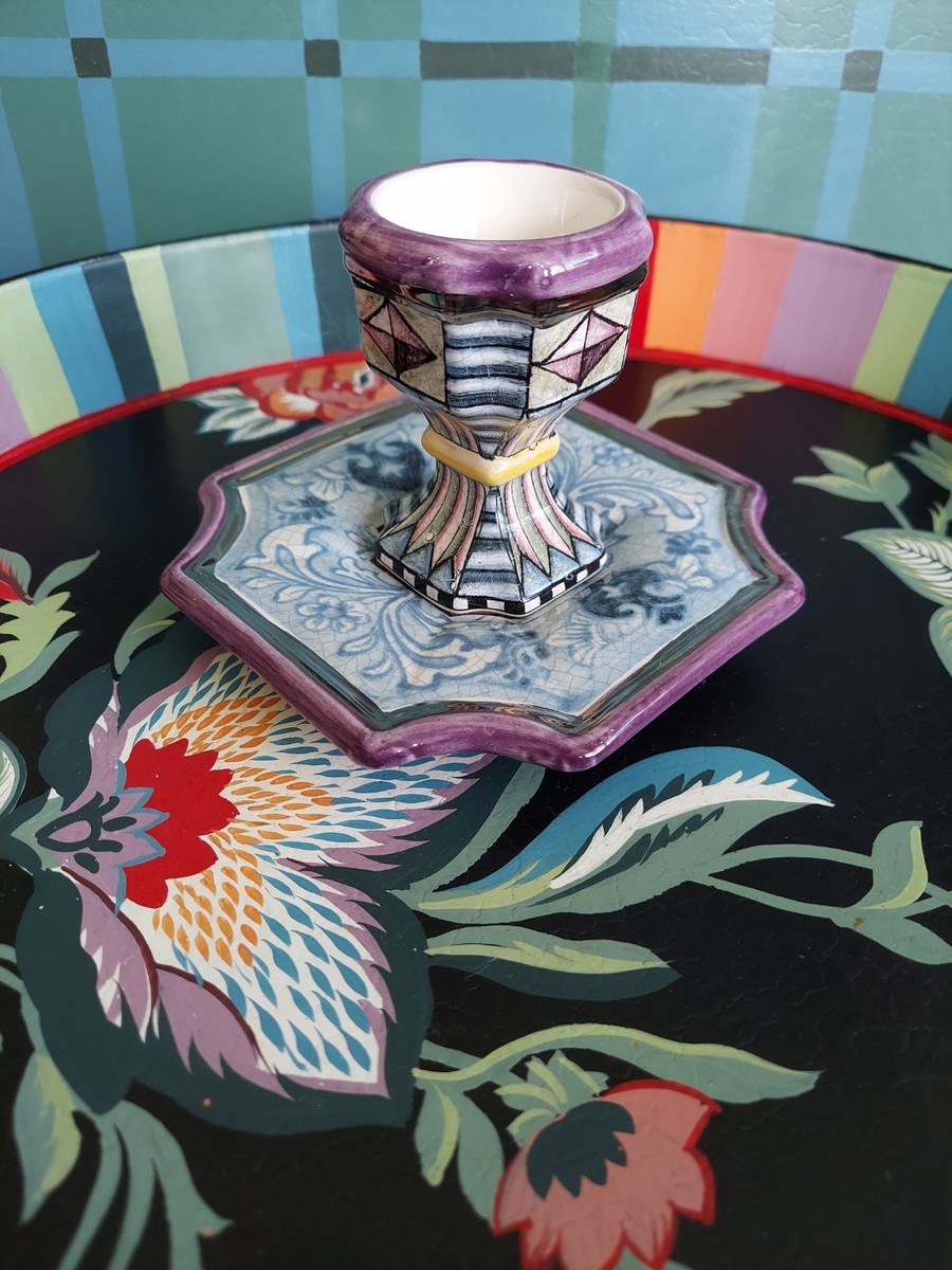 MacKenzie-Childs Emprise Victoria & Richard Superfluous Egg Cup