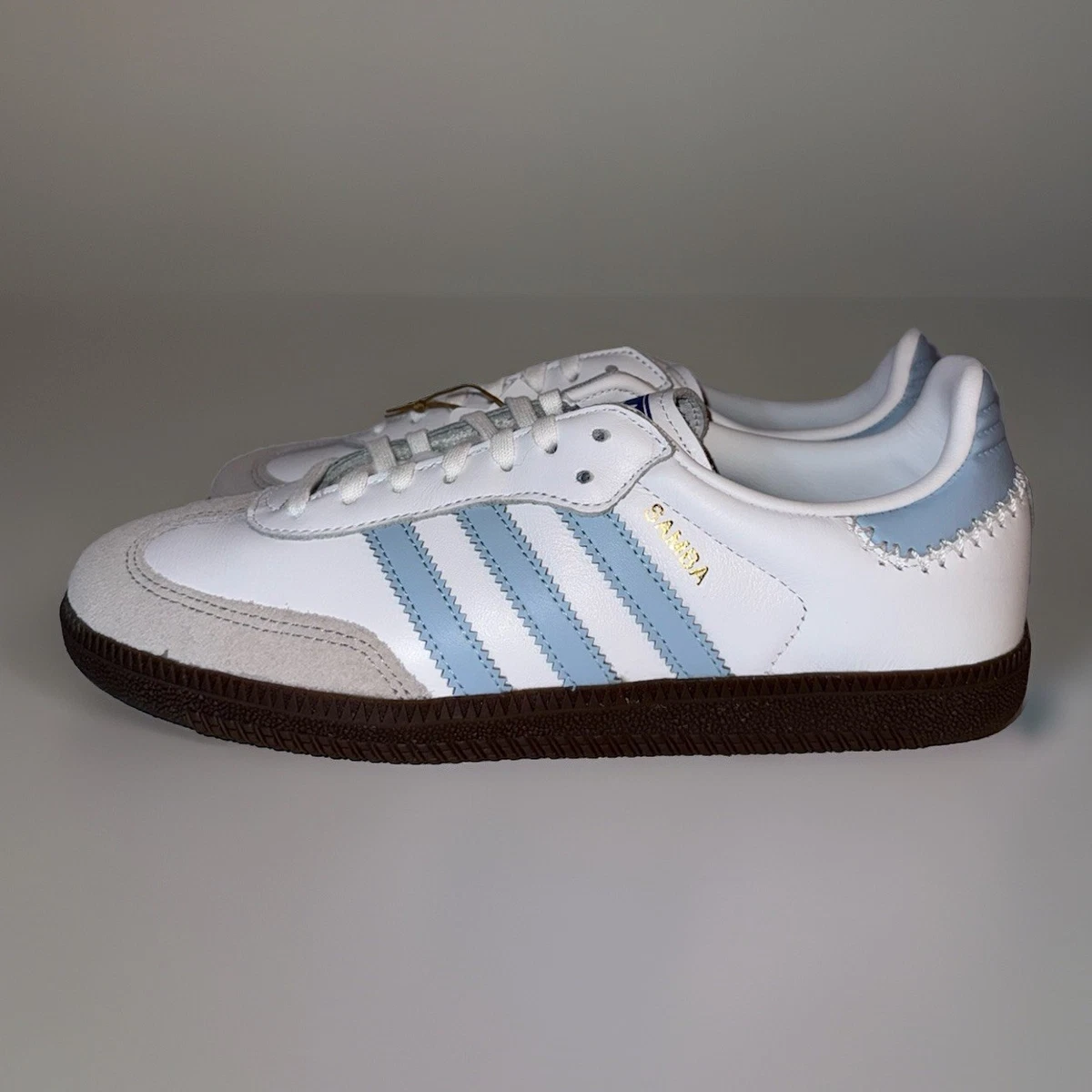 adidas gazelle silver green womens Adidas Samba OG 'White Sky Blue' (2024) – PUSHAS main image 0