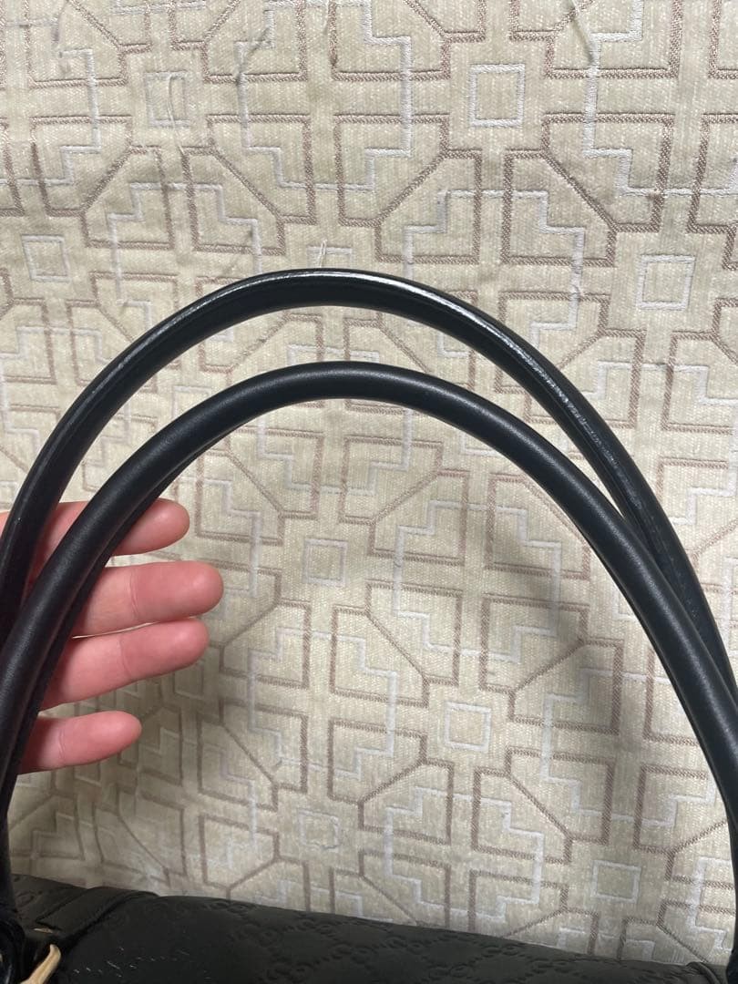 GUCCI Shima Tote Bag Leather Women’s Large Brown Excellent Condition thumbnail 16