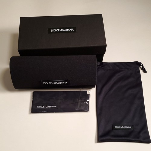 Authentic Dolce & Gabbana Large Eyeglasses or Sunglasses Hard Case - Black