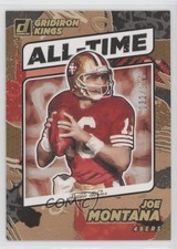 2021 Donruss All-Time Gridiron Kings Studio Series 32/100 Joe Montana HOF 0i7z