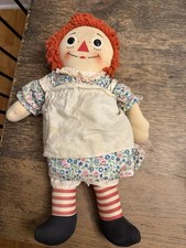 Vintage Knickerbocker 1960s Raggedy Ann Doll 15"
