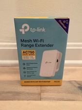 TP-Link RE230 AC750 White Wi-Fi Range Extender Wall Plug Adapter