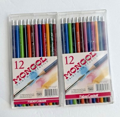 Bundle of Faber Castell Mongol Paint with Pencils 2 Sets Water Coloring NEW