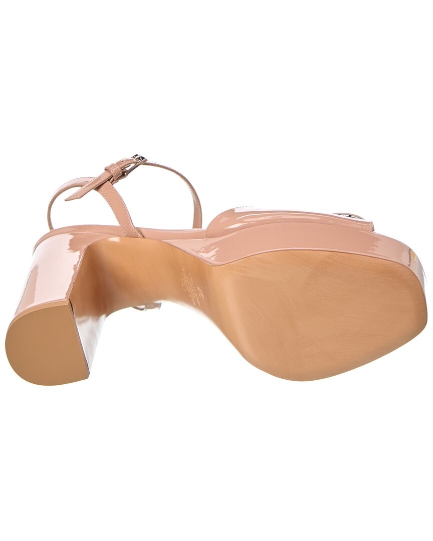 Valentino Vlogo 115 Patent Platform Sandal Women's  37 thumbnail 4