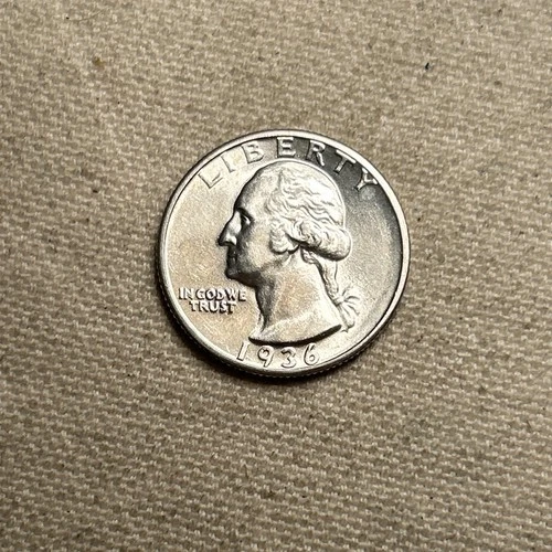 1936 Washington Quarter ~ Gem BU SC