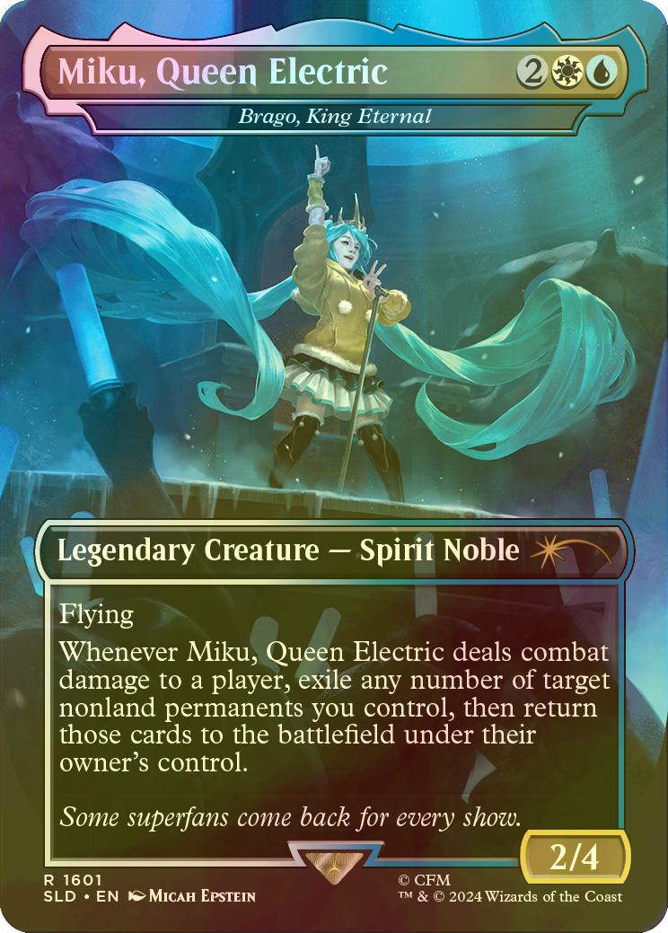 *セール　ヴァイス”Gabriel Miku “美九　デアラ　英語 MTG Miku, Queen Electric English Secret Lair FOIL | eBay