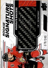 2019-20 Upper Deck Engrained Rookie Signature Shots Rudolfs Balcers Auto 179/249
