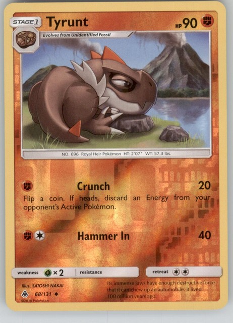 Tyrunt [Reverse Holo] #68 (Forbidden Light (2018))
