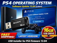 PS4 OPERATING SYSTEM Software Update 13.04(Latest) USB Installer SONY 16GB