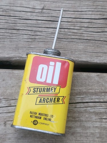 Vintage Sturmey Archer Oil Can - Good Condition