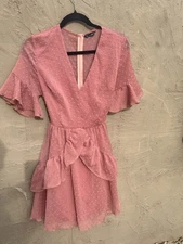 Rose Pink Dress By Simplee Size Medium 