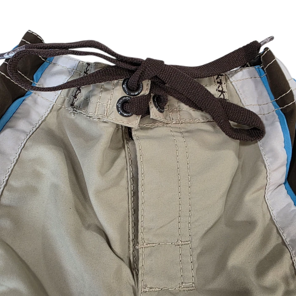 Pantalones Cortos de Natación Quiksilver Niños Beige Negro 18M Poliéster Bloque de Color Bordado Foto 4 de 4