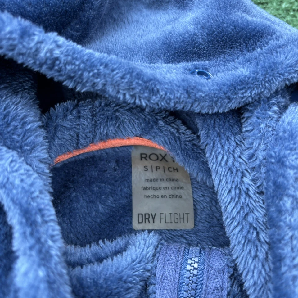 Roxy Sudadera con Capucha Mujer Talla S Sherpa Polar Cremallera Completa Chaqueta con Capucha Suave Acogedora Felpa Foto 4 de 4