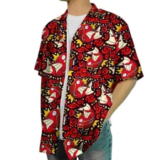 Pokemon Magikarp With Red Waves 2024 Trending Hawaiian Shirt