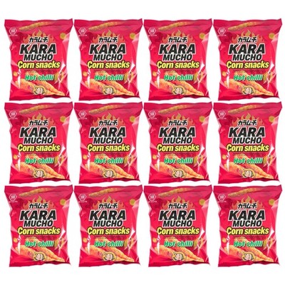 MHD27.06.2026! Koikeya Karamucho Mais Snacks süss Hot Chilli 12x 65g