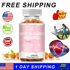 Myo-Inositol Supplement for PCOS with Ashwagandha and Vitamin D - 120 Capsules