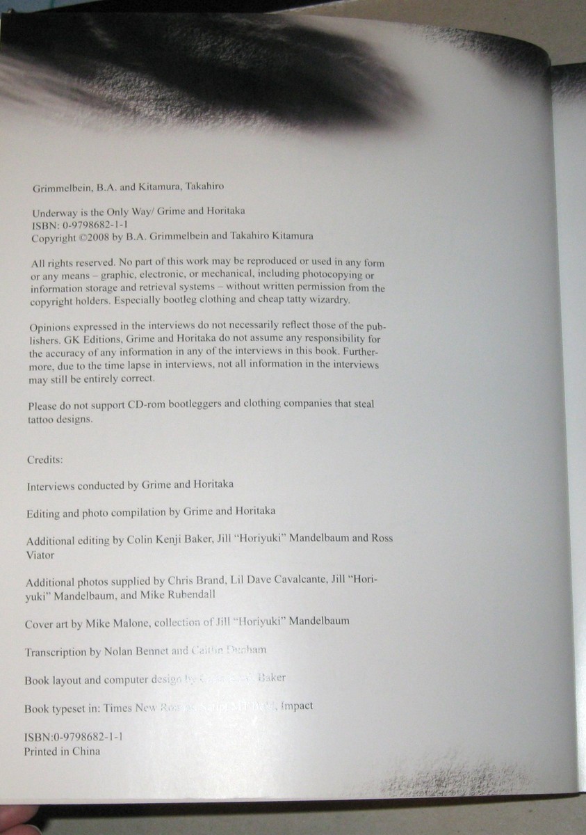 Underway is the Only Way - Grime & Horitaka - Paperback