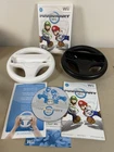 Mario Kart Game (Nintendo, WII 2008) Bundle With 2 Steering Wheel OEM