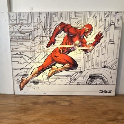 Paladone Products Ltd Canvas Poster Flash Jim Lee DC Universe Medium Unframed